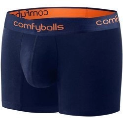 COMFYBALLS Bokserki LONG COTTON navy tangerine
