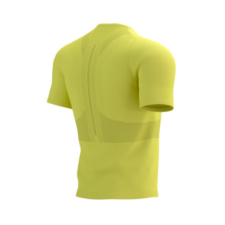 COMPRESSPORT Koszulka biegowa TRAIL HALF-ZIP FITTED SS TOP green sheen