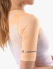 COMPRESSPORT Triathlonowa koszulka kompresyjna damska TRI POSTURAL AERO SS TOP buff orange print