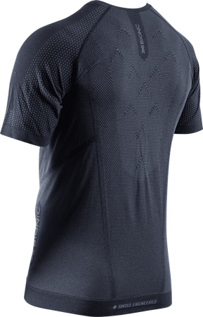 X-BIONIC Koszulka do biegania z krótkim rękawem męska XCEED RUN SHIRT black/rhino grey