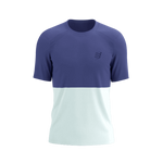 COMPRESSPORT Koszulka biegowa PERFORMANCE SS T-SHIRT orient blue/star white