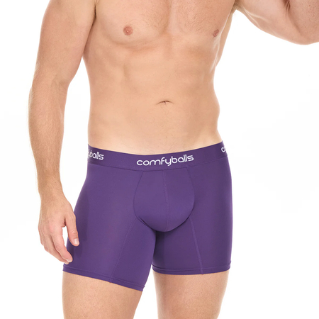 COMFYBALLS Bokserki do biegania LONG PERFORMANCE purple