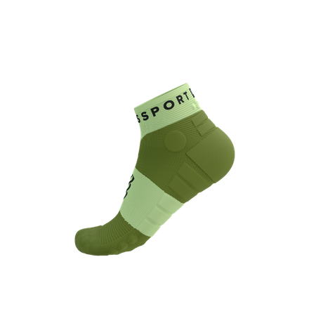 COMPRESSPORT Skarpetki do biegania ULTRA TRAIL LOW SOCKS V2.0 shadow lime/woodbine