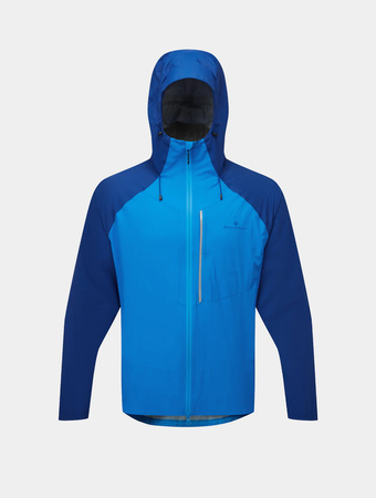 RONHILL Wodoodporna kurtka biegowa męska TECH STORM JACKET ocean/electric blue