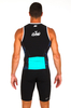 ZEROD Koszulka triathlonowa męska RACER SINGLET the island