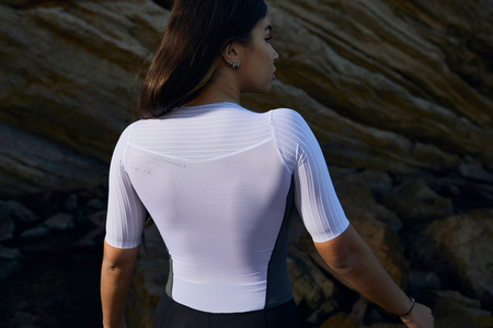 ZEROD Strój triathlonowy damski ELITE TTSUIT black/white