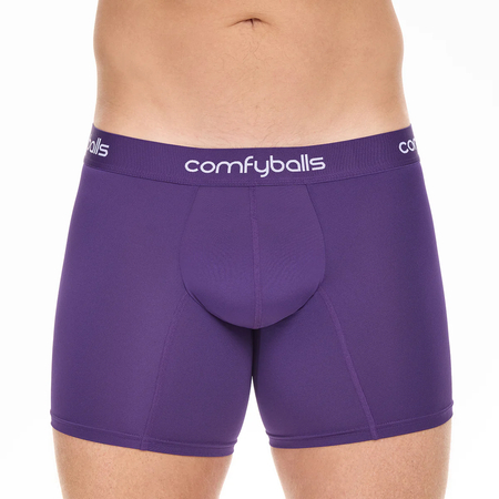 COMFYBALLS Bokserki do biegania LONG PERFORMANCE purple