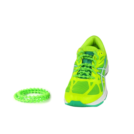 XTENEX Elastyczne sznurówki sportowe XTENEX X300 green