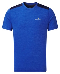 RONHILL Koszulka biegowa męska LIFE S/S TEE granatowa