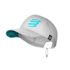 COMPRESSPORT Czapka biegowa z daszkiem RACING TRUCKER CAP biała