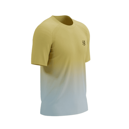 COMPRESSPORT Koszulka biegowa PERFORMANCE SS T-SHIRT ceylon yellow/gray dawn