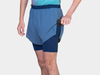 RONHILL Spodenki do biegania męskie TECH RACE TWIN SHORT lake/dark navy