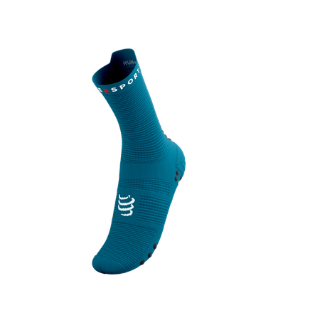 COMPRESSPORT Skarpetki do biegania wysokie ProRacing Socks V4 mosaic blue magent