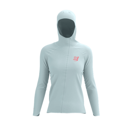 COMPRESSPORT Kurtka biegowa damska HURRICANE WATERPROOF 10/10 JACKET grey dawn