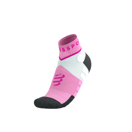 COMPRESSPORT Skarpetki do biegania ULTRA TRAIL LOW SOCKS V2.0 begonia/neon pink