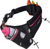 FITLETIC Pas biegowy z bidonem HYDRATION BELT FULLY LOADED 350 ml black/pink