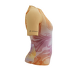 COMPRESSPORT Triathlonowa koszulka kompresyjna damska TRI POSTURAL AERO SS TOP buff orange print