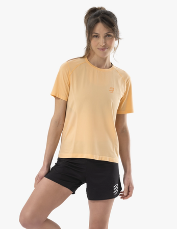 COMPRESSPORT Koszulka biegowa damska PERFORMANCE SS T-SHIRT impala