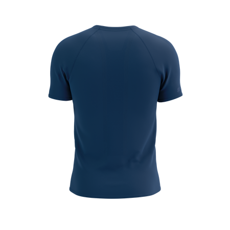 COMPRESSPORT Koszulka biegowa męska TRAIL RACING SS T-SHIRT blues