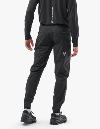 COMPRESSPORT Spodnie biegowe przeciwdeszczowe HURRICANE WATERPROOF PANTS 2.0 black