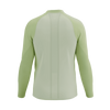 COMPRESSPORT Koszulka biegowa męska TRAIL HZ LS T-SHIRT sugar/shadow lime