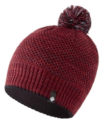 RONHILL Czapka do biegania BOBBLE HAT bordowa