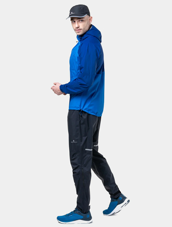 RONHILL Wodoodporna kurtka biegowa męska TECH STORM JACKET ocean/electric blue