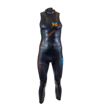 BLUESEVENTY Pianka triathlonowa bez rękawów REACTION SLEEVELESS 2022 męska