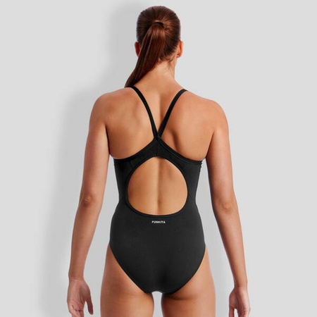 FUNKITA Strój kąpielowy damski jednoczęściowy DIAMOND BACK ONE PIECE black