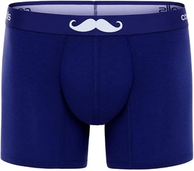 COMFYBALLS Bokserki LONG COTTON blue mustache