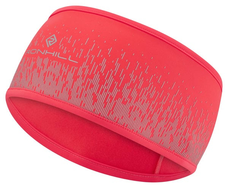 RONHILL Opaska na głowę REFLECT HEADBAND hot coral/reflect