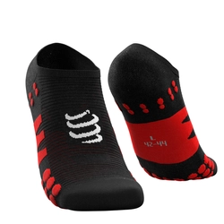 COMPRESSPORT Skarpetki do biegania krótkie NO SHOW SOCKS black/red