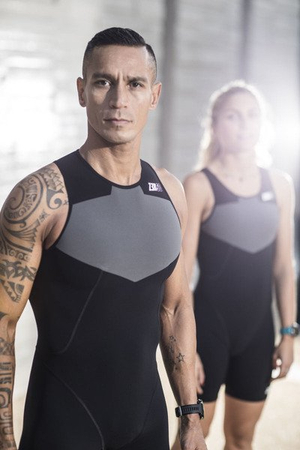 ZEROD Strój triathlonowy męski ELITE TRISUIT czarnt