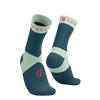 COMPRESSPORT Skarpetki do biegania ULTRA TRAIL SOCKS V2.0 stargazer/aqua/fluo red