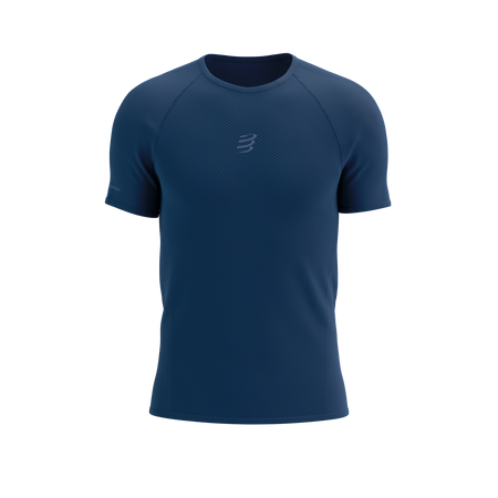 COMPRESSPORT Koszulka biegowa męska TRAIL RACING SS T-SHIRT blues