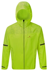 RONHILL Kurtka biegowa męska LIFE NIGHTRUNNER JACKET fluo-żółta