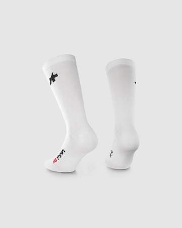 ASSOS Skarpetki rowerowe RS SOCKS TARGA Holy White