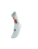 COMPRESSPORT Skarpetki do biegania wysokie PRORACING SOCKS V4 RUN HIGH IRONMAN 2025 white/sunset