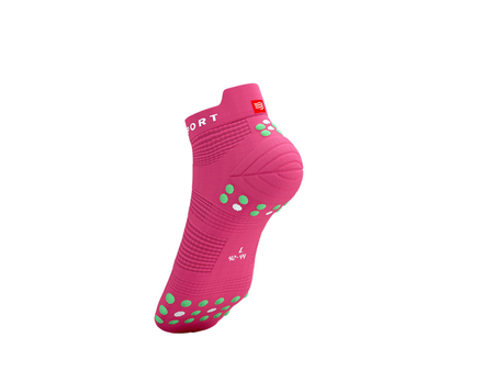 COMPRESSPORT Skarpetki do biegania krótkie ProRacing Socks V4 hot pink 
