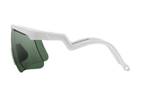 ALBA OPTICS Okulary rowerowe DELTA WHT VZUM Leaf