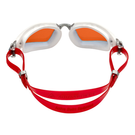 AQUA SPHERE Okulary do pływania KAYENNE PRO Red Titanium Mirrored