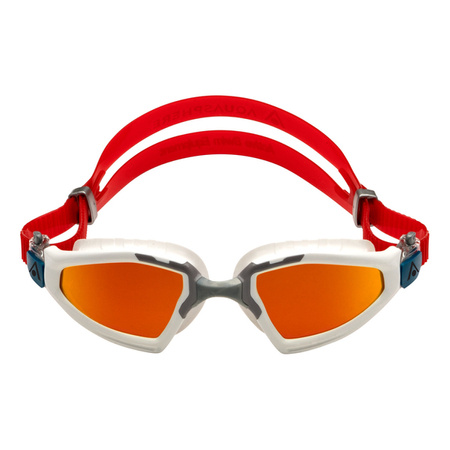 AQUA SPHERE Okulary do pływania KAYENNE PRO Red Titanium Mirrored