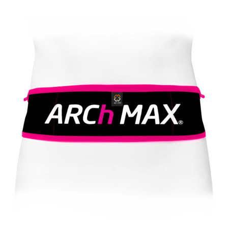 ARCH MAX Pas biegowy damski ARCH MAX BELT RUN czarno-różowy