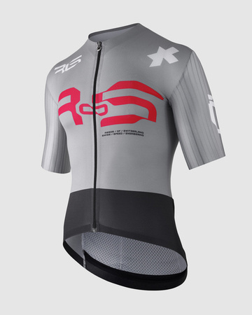 ASSOS Koszulka rowerowa EQUIPE RS JERSEY S11 Made In Future silver fanatic