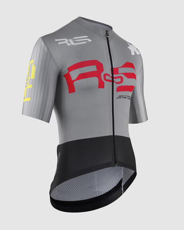 ASSOS Koszulka rowerowa EQUIPE RS JERSEY S11 Made In Future silver fanatic