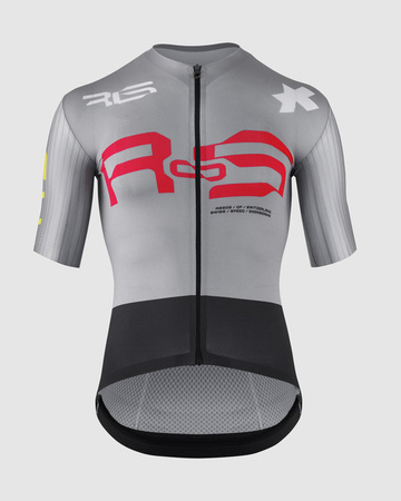 ASSOS Koszulka rowerowa EQUIPE RS JERSEY S11 Made In Future silver fanatic