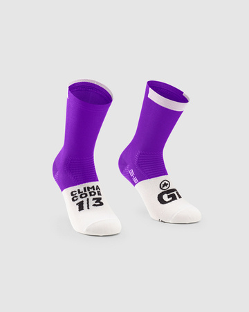 ASSOS Skarpetki rowerowe GT SOCKS ultra violet