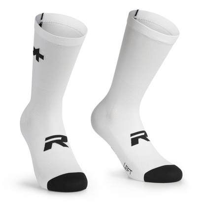 ASSOS Skarpetki rowerowe R SOCKS S9 - TWIN PACK white series dwupak