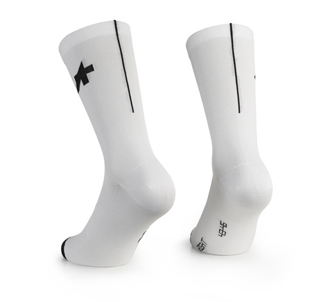 ASSOS Skarpetki rowerowe R SOCKS S9 - TWIN PACK white series dwupak