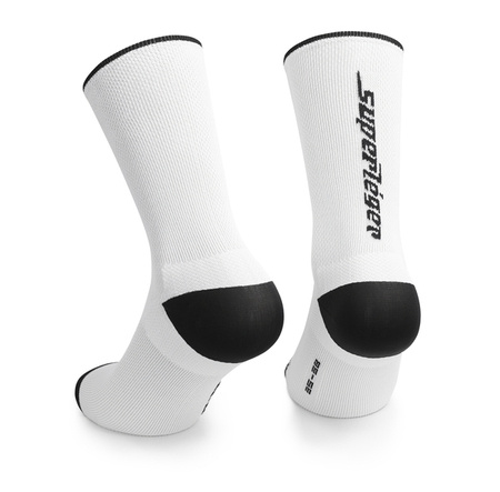 ASSOS Skarpetki rowerowe RS SOCKS SUPERLEGER S11 white series